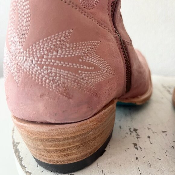 Lane LEXINGTON Over the Knee Womens Cowboy Boots 5.5 Pink Western Cowgirl Tall - Picture 4 of 14